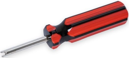 Valve Core Remover Tool, Tire Valve Stem Tool and Valve Stem Removal Tool for Schrader Valve Service, Metal Valve Stems Adjustment, Automotive Wheel Service Accessory - MegaMotion